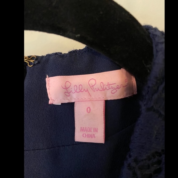 Lilly Navy Dress - Picture 2 of 4